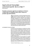 Agriculture fran&ccedil;aise : comment sortir de la crise ?