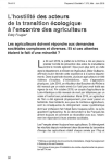 L'hostilit&eacute; des acteurs de la transition &eacute;cologique &agrave; l'encontre des agriculteurs