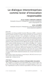 Le dialogue interentreprises comme levier dinnovation responsable