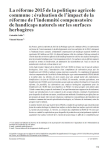 La r&eacute;forme 2015 de la politique agricole commune : &eacute;valuation de limpact de la r&eacute;forme de lindemnit&eacute; compensatoire de handicaps naturels sur les surfaces herbag&egrave;res