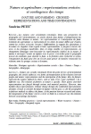 Nature et agriculture : repr&eacute;sentations crois&eacute;es et contingence des temps