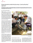 Enhancing water productivity by using a push-pull-policy approach