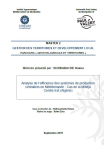 Analyse de lefficience des syst&egrave;mes de production c&eacute;r&eacute;aliers en M&eacute;diterran&eacute;e : cas de la Mitidja Centre-Est (Alg&eacute;rie)