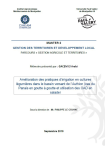 Am&eacute;lioration des pratiques dirrigation en cultures l&eacute;gumi&egrave;res dans le bassin versant de lAuthion (cas du Panais en goutte &agrave; goutte et utilisation des OAD en salade)