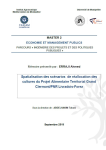 Spatialisation des sc&eacute;narios de r&eacute;allocation des cultures du Projet Alimentaire Territorial Grand Clermont/PNR Livradois-Forez