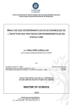 Analyse des d&eacute;terminants socio-&eacute;conomiques de ladoption des pratiques environnementales en viticulture