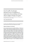 Sous les g&ouml;let, les forages. Infrastructures dirrigation et trajectoires des territoires de leau dans la r&eacute;gion dIzmir (Turquie)