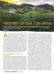 R&eacute;colter ce que l'on s&egrave;me