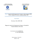 Diagnostic actuel de la production des pommes et potentiel de commercialisation &agrave; Kesrouan