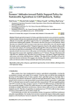 Farmers attitudes toward public support policy for sustainable agriculture in GAP-Sanliurfa,Turkey