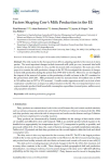Factors shaping cows milk production in the EU