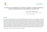 A la recherche de la r&eacute;utilisation des eaux urbaines en agriculture : rationalit&eacute; technicienne et impens&eacute;s institutionnels dans le projet dirrigation de Settat-Sidi El Aidi