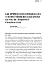Les strat&eacute;gies de communication et de marketing des lieux autour du vin : de l&eacute;tiquette &agrave; lnotourisme