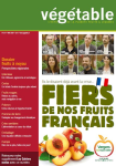 V&eacute;g&eacute;table : l'&eacute;cho de la plan&egrave;te fruits et l&eacute;gumes, n. 377 - Mai 2020 - Dossier : fruits &agrave; noyau