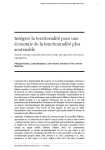 Int&eacute;grer la territorialit&eacute; pour une &eacute;conomie de la fonctionnalit&eacute; plus soutenable