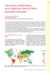 Les enjeux syst&eacute;miques de la logistique dans la fili&egrave;re c&eacute;r&eacute;ali&egrave;re fran&ccedil;aise
