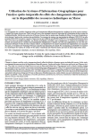 Utilisation des Syst&egrave;mes dInformations G&eacute;ographiques pour lanalyse spatio-temporelle des effets des changements climatiques sur la disponibilit&eacute; des ressources halieutiques au Maroc
