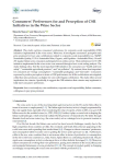 Consumers preferences for and perception of CSR initiatives in the wine sector