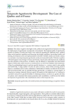 Temperate agroforestry development : the case of Qu&eacute;bec and of France