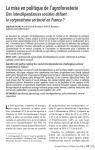 La mise en politique de lagroforesterie. Des interd&eacute;pendances sociales d&eacute;fiant le corporatisme sectoriel en France ?