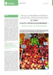 Part de la consommation int&eacute;rieure couverte par la production nationale - Le taux dauto-approvisionnement : focus sur un indicateur
