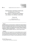 Am&eacute;nagement touristique des littoraux et planification en France. Des sch&eacute;mas dam&eacute;nagement &eacute;tatiques aux sch&eacute;mas de coh&eacute;rence territoriale