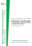 &Eacute;valuation de la mesure agro-environnementale &laquo; syst&egrave;mes herbagers et pastoraux &raquo; dans les zones de montagne de Rh&ocirc;ne-Alpes