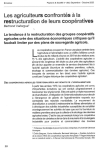 Les agriculteurs confront&eacute;s &agrave; la restructuration de leurs coop&eacute;ratives