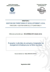 Evaluation multicrit&egrave;re de sc&eacute;narios d'adaptation au changement climatique pour la fili&egrave;re tournesol