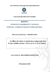 La fili&egrave;re des dattes et valorisation commerciale dans les pays m&eacute;diterran&eacute;ens : focus sur le cas de la Tunisie