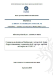 Commerce de c&eacute;r&eacute;ales en m&eacute;diterran&eacute;e : acteurs de la cha&icirc;ne dapprovisionnement, organisation de la logistique maritime et impact du COVID-19