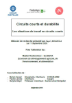 Circuit court et durabilit&eacute;. Les situations de travail en circuit court