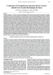 L'exp&eacute;rience de lirrigation par aspersion dans les secteurs collectifs de la grande hydraulique du Maroc