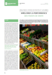 Analyser loffre en fruits et l&eacute;gumes - Am&eacute;liorer la performance des points de vente