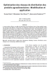Optimisation des r&eacute;seaux de distribution des produits agroalimentaires: mod&eacute;lisation et application