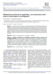 M&eacute;tabolisme territorial et capabilit&eacute;s : une articulation entre enjeux &eacute;conomiques et &eacute;cologiques
