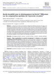 Quelle durabilit&eacute; pour le d&eacute;veloppement territorial ? R&eacute;flexions sur les composantes spatiales de l&eacute;conomie circulaire