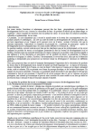 Optimisation des ressources locales et d&eacute;veloppement territorial