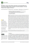 Foodshed, agricultural diversification and self-sufficiency assessment: beyond the isotropic circle foodshed  A case study from Avignon (France)
