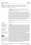 Consumers attitudes for sustainable mountain cheese