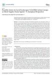 Possible actors in local foodscapes? LEADER action groups as short supply chain agents  A european perspective