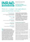 Peut-on &laquo; nudger &raquo; les agriculteurs pour &eacute;conomiser de leau ?