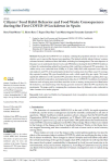 Citizens food habit behavior and food waste consequences during the first COVID-19 lockdown in Spain