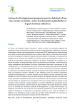 Actions de d&eacute;veloppement propos&eacute;es par des habitants dune zone rurale en Tunisie : entre des demandes individuelles et le pari dactions collectives