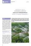 Gestion de leau et changement climatique. Quelles cons&eacute;quences pour le verger fran&ccedil;ais ?
