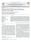 Influence of companies&acute; credibility and trust in corporate social responsibility aspects of consumer food products: the moderating intervention of consumer integrity