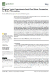 Targeting youths intentions to avoid food waste: segmenting for better policymaking