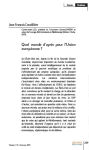 Quel monde dapr&egrave;s pour lUnion europ&eacute;enne ?