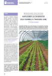 Mara&icirc;chage biologique - Explorer la diversit&eacute; des fermes &agrave; travers une typologie