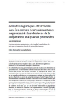 Collectifs logistiques et territoires dans les circuits courts alimentaires de proximit&eacute; : la robustesse de la coop&eacute;ration analys&eacute;e au prisme des communs